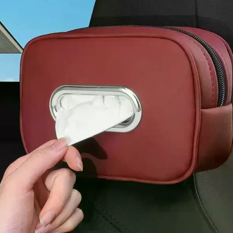 1PC Multi-Angle Adjustable Car Tissue Box Holder Sun Visor Armrest Mount Anti-Slip Car Interior Organizer Model