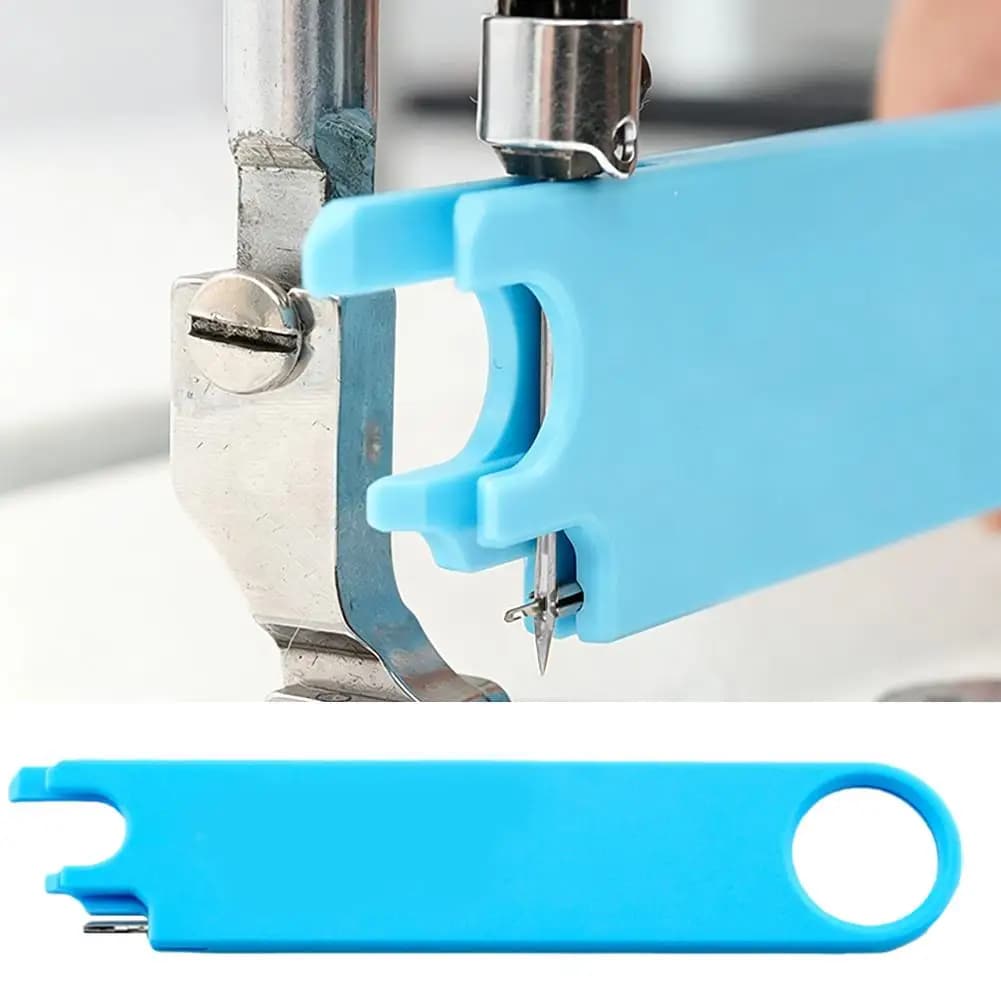 1/3/5 Pezzi Infilacuci Anti-Puntura, Porta Aghi Antiscivolo, Righello con Scala a Assorbimento Magnetico, Accessorio da Cucito Multifunzionale