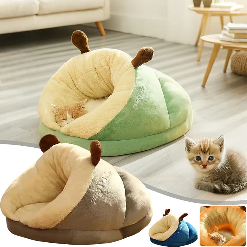 Winter warm dog bed cute slippers in the shape of a bed for cat dogs soft sleeping bag and cozy cave for pets for small medium large Cama Para Perro