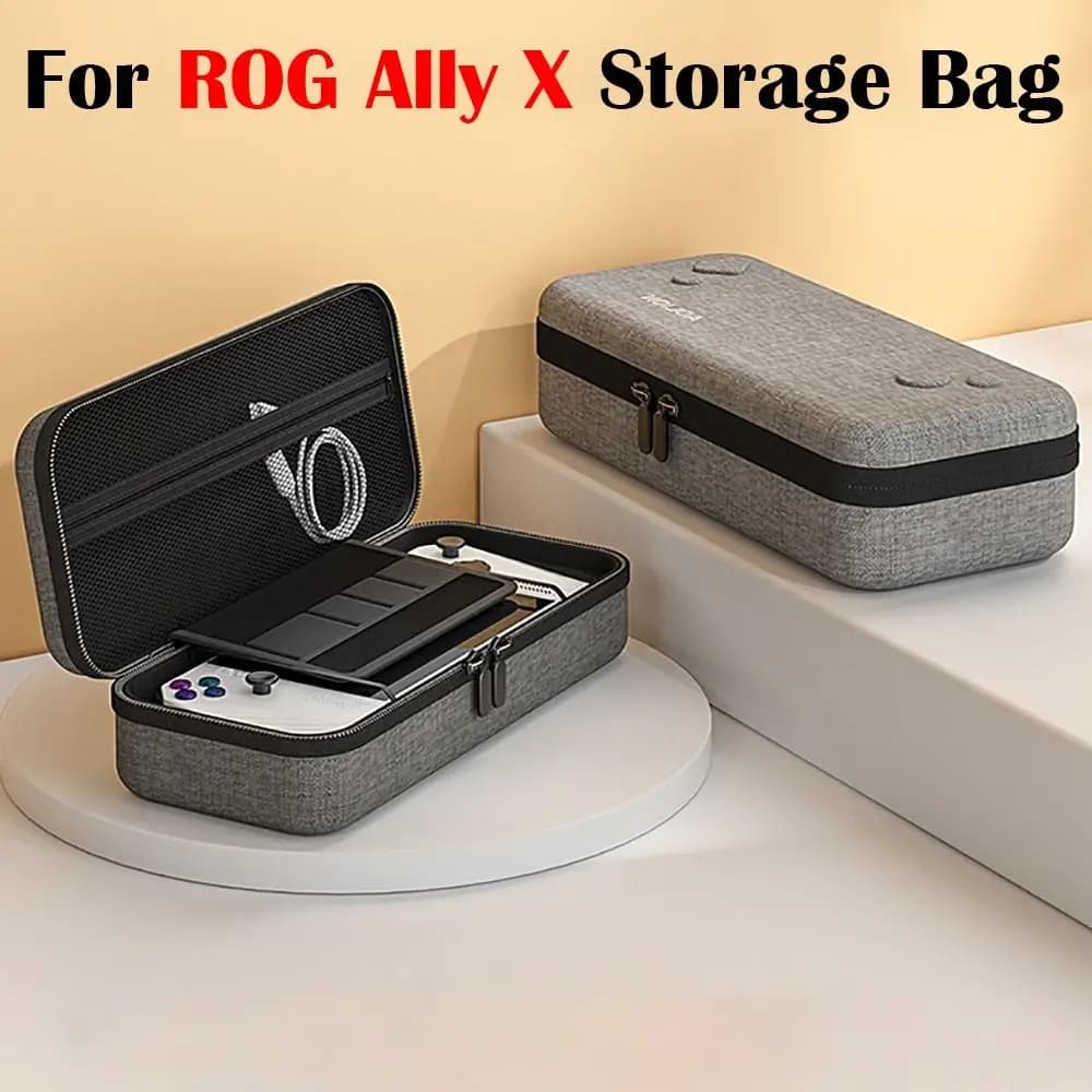 Per ASUS ROG Ally X 2024 Borsa di Immagazzinaggio EVA Custodia da Trasporto Dura Palmare Console di Gioco Box Portatile Anti Goccia Accessori Organizzatore