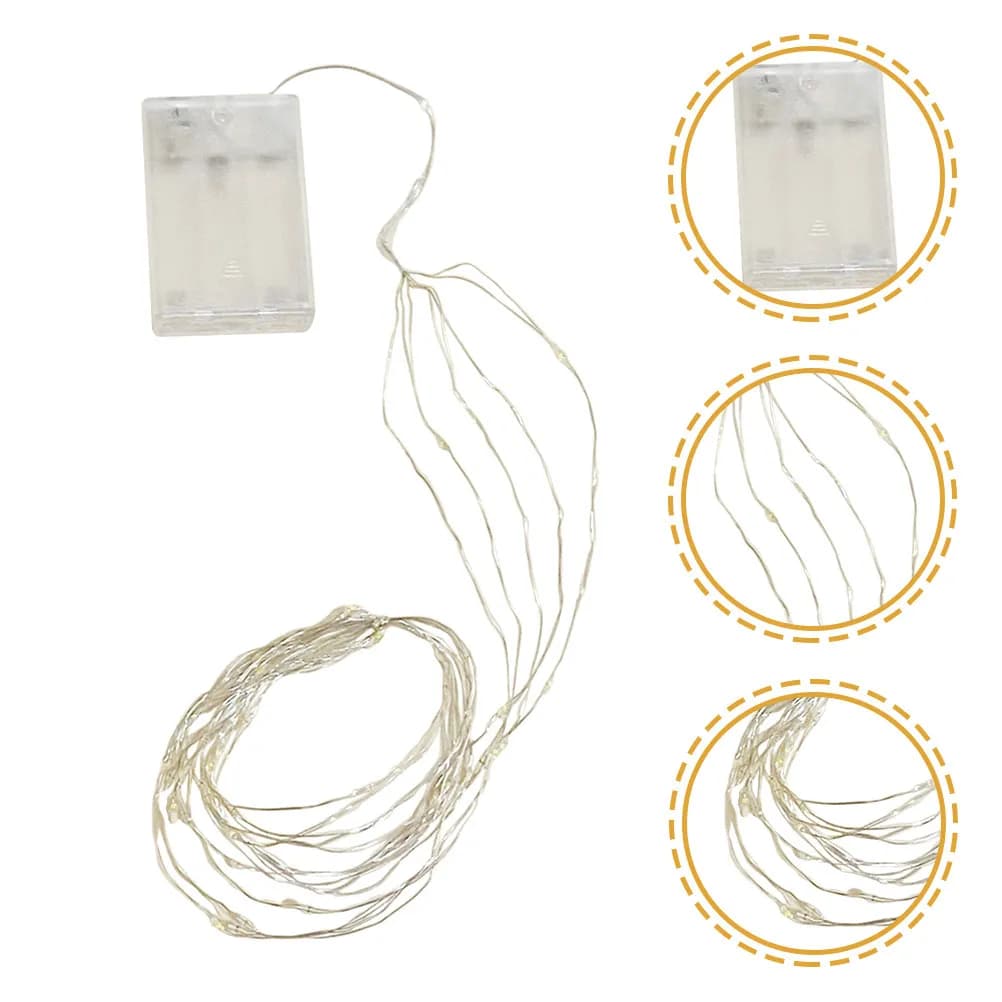 Luci a Cascata LED a Batteria, Impermeabili, Decorative per Giardino, Alberi, Esterni, Festival, Decorazioni Fatate