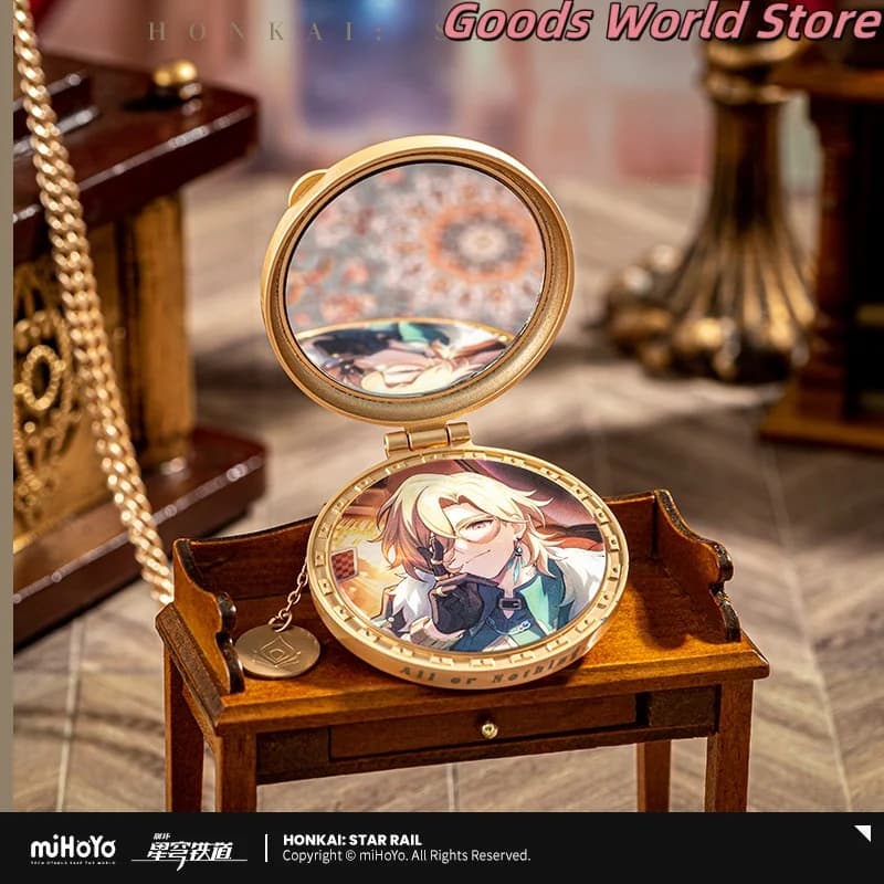 Disponibile Avventurina Imitazione orologio da tasca ciondolo in metallo Gioco Honkai Star Rail Avventurina orologio da tasca Costume Cosplay Regalo