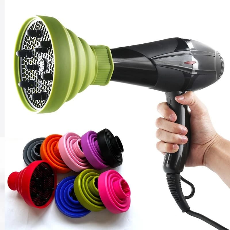 Disco di copertura universale per diffusore per capelli in silicone per asciugacapelli Strumenti per lo styling dei capelli ricci Accessori per arricciare il ventilatore per asciugatura