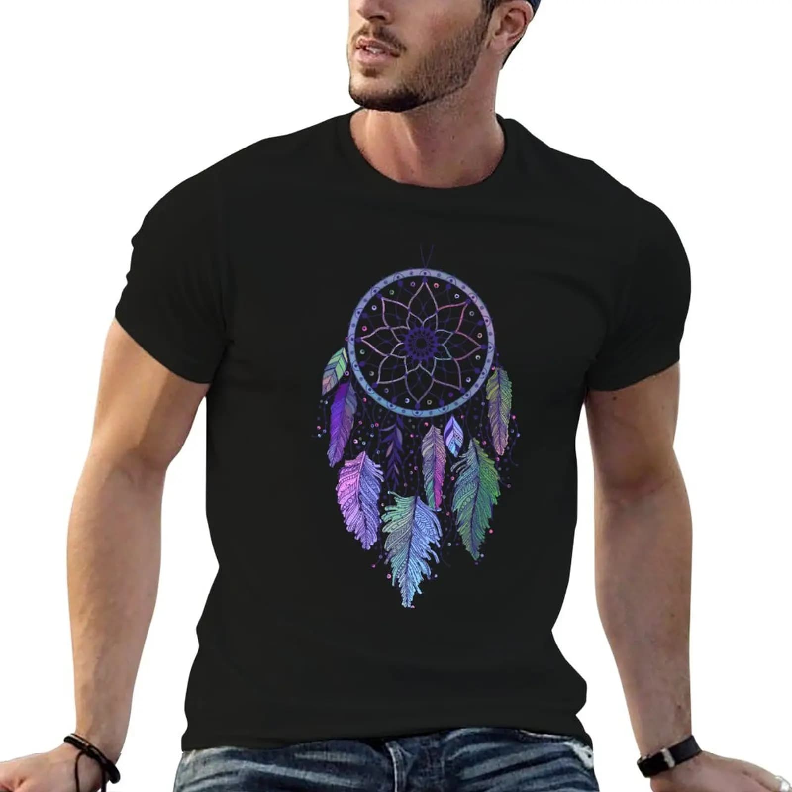 Dreamcatcher T-Shirt man tshirt t shirt man casual anime t shirts oversize T-shirt