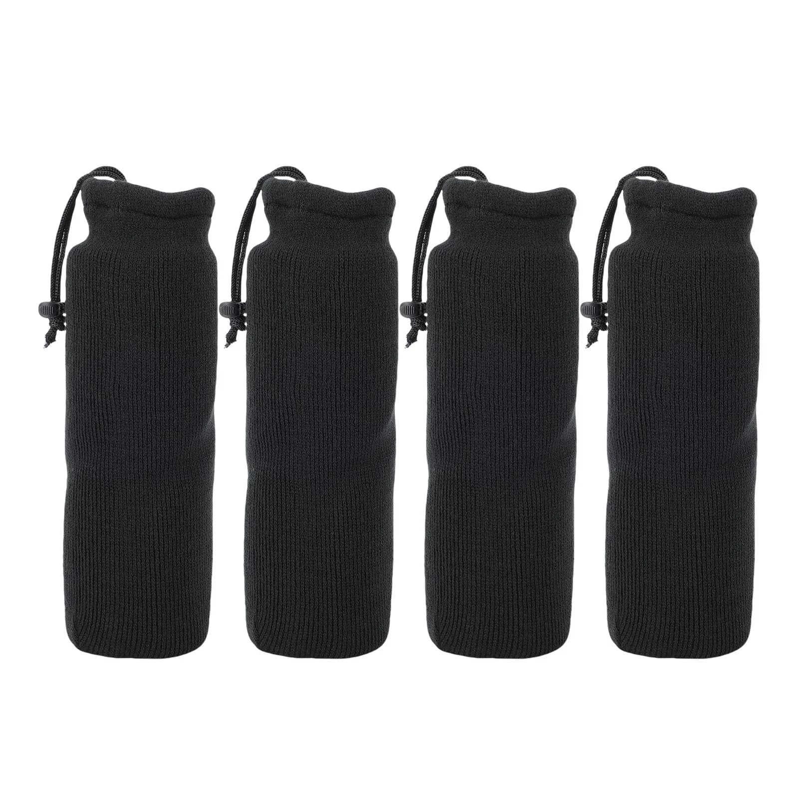 4 Pezzi Copri Parabordi per Barche 15 x 51 cm Neri in Maglia Elastica, Protezione Robusta, Manicotti per Parabordi Marini per Tubi a Doppio Occhiello