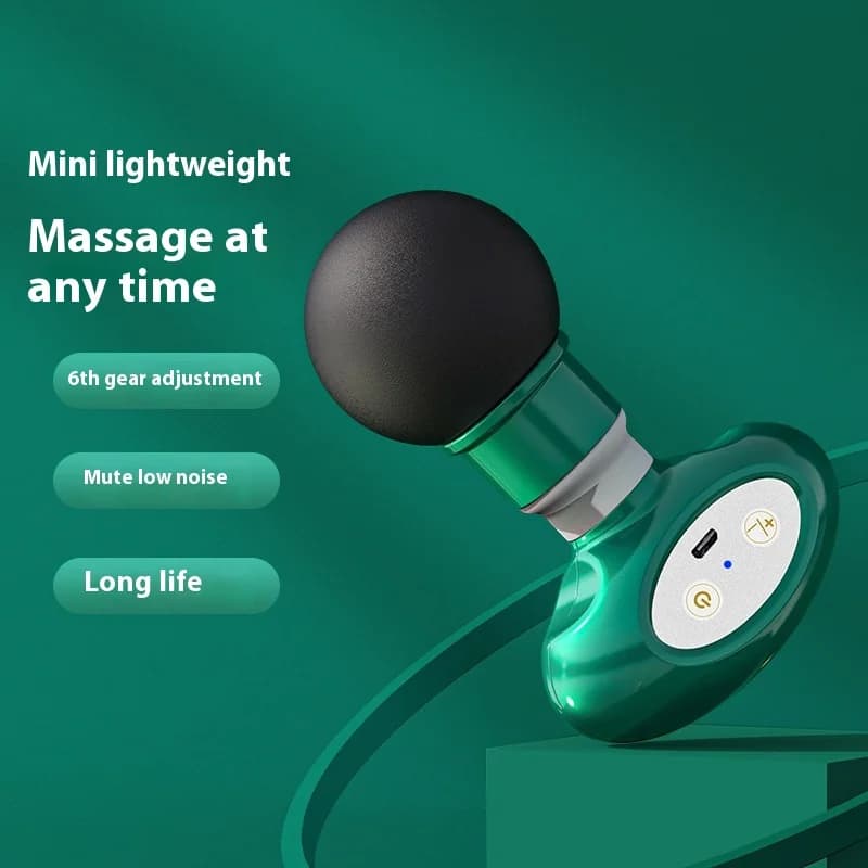 Mini Portable Wireless Massage Gun Home Electric Sports Portable Stripper Body Muscle Vibration Deep Fabric Massage Fitness Massage