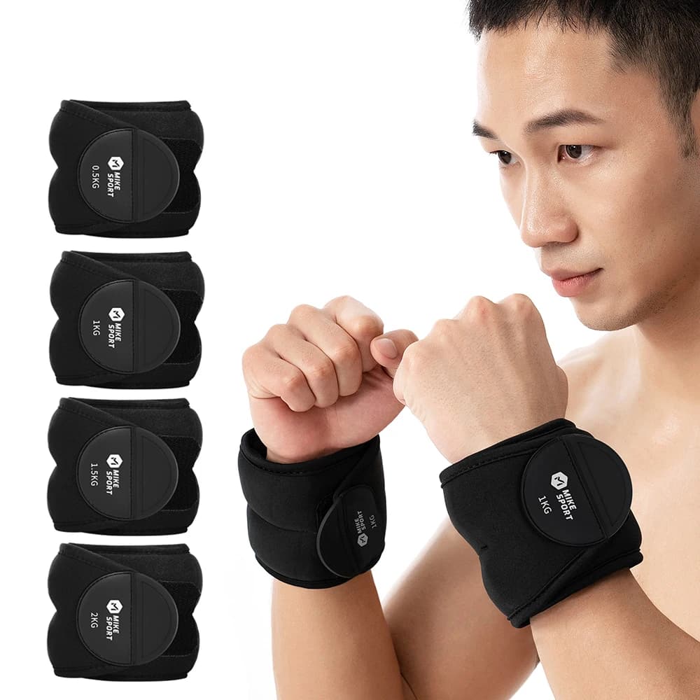 1 Pair Wrist and Ankle Weights, Wearable Weights for Intensifying Workout, Home Workout Essentials & Gym Accessories for Women