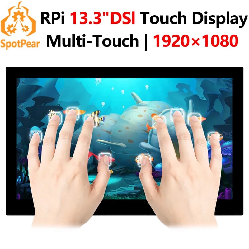 Raspberry Pi Display DSI MIPI da 13,3 pollici Touchscreen capacitivo LCD da 13,3 pollici 1920x1080