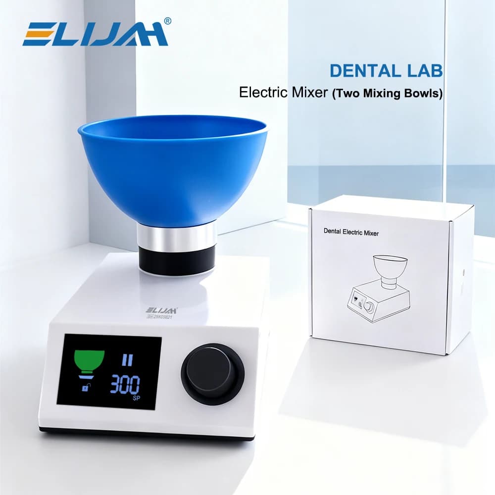 Miscelatore di materiali per impronte dentali 5-300 giri/min Miscelatore di materiali di alginato Gesso Gomma siliconica Frullatore di gesso per materiali da laboratorio odontotecnico