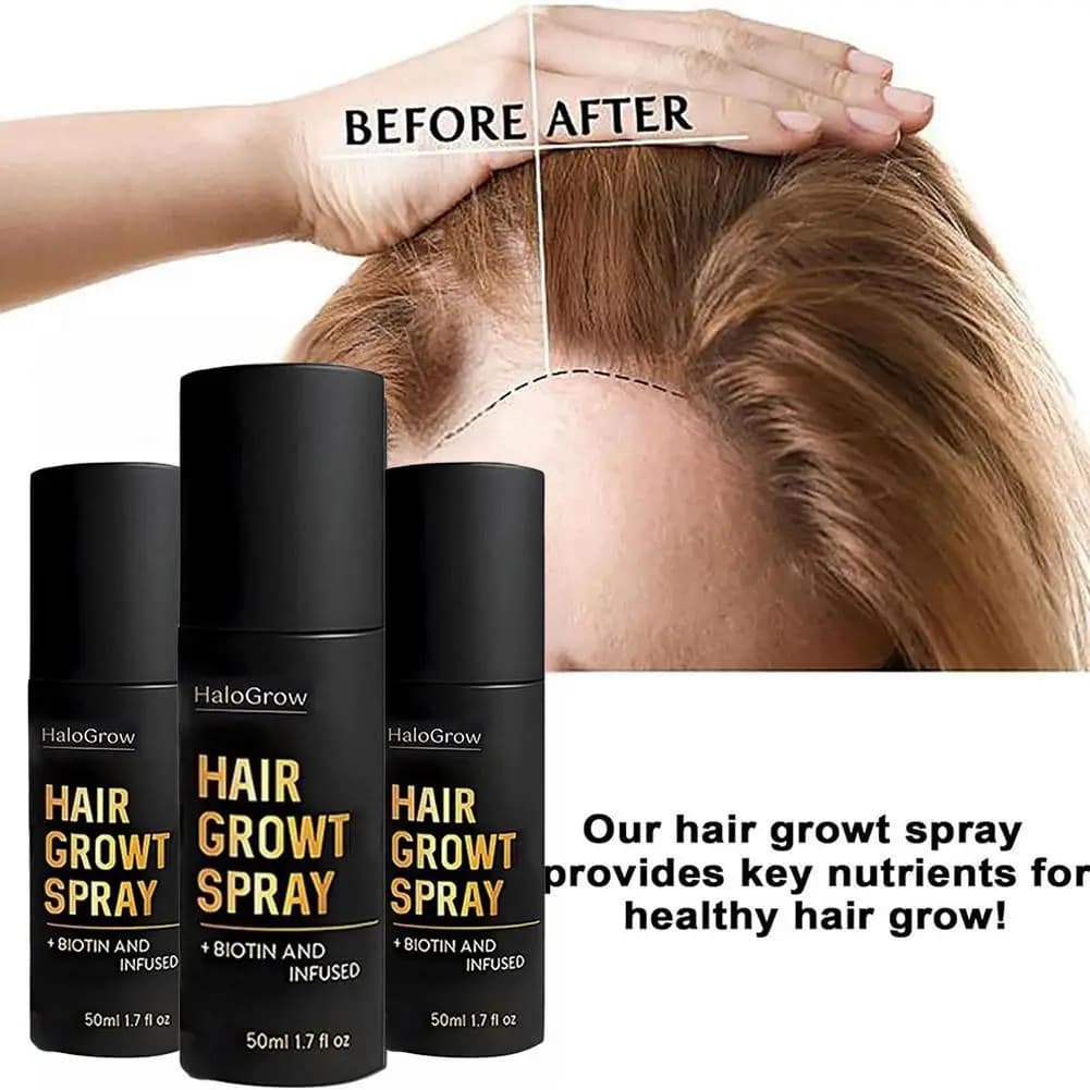 50ML Hair Spray Biotin Caffeine Infused Advanced Hair Growth Bold Care Reduce Hair Loss Original Ginger Hair Spray Care