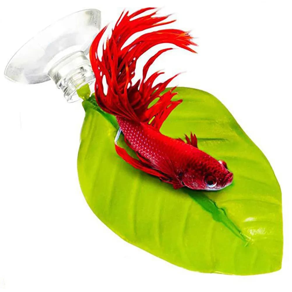 Pianta Artificiale per Acquario, Foglia Verde in Materiale Ecologico, Non Nociva per i Pesci, Decorazione per Acquario