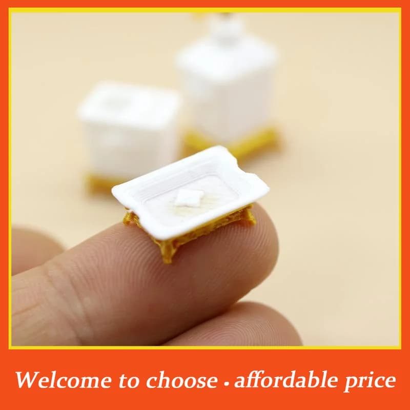 Set di accessori per il bagno in miniatura per casa delle bambole in scala 1:12, 1/3 pezzi, stile nordico, flacone per lozione e portasapone, modello mini porta spazzolino da denti