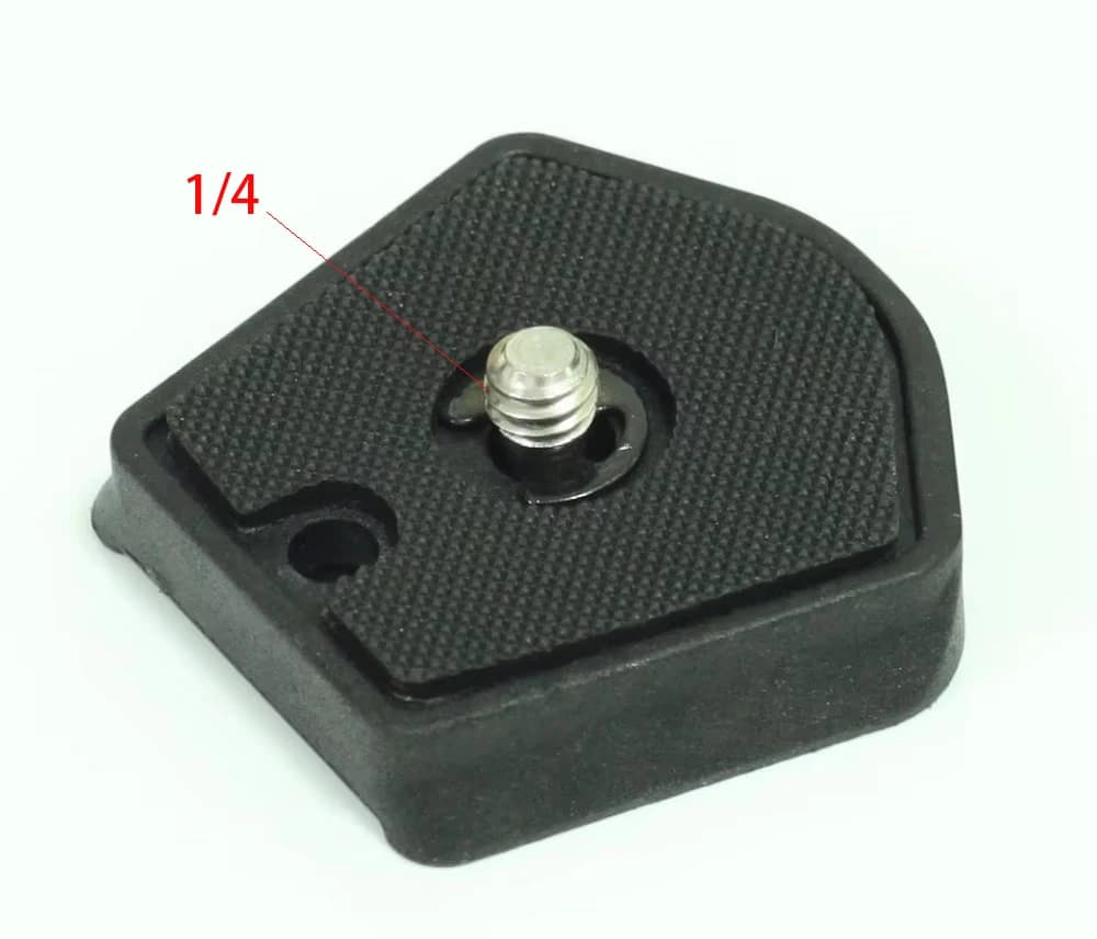 Piastra 785PL Vite 1/4 785pl-14 adatta per manfrotto 7321YB MKC3-H01 MKC3-P01, piastra filettata 1/4-20 per fotocamera treppiede