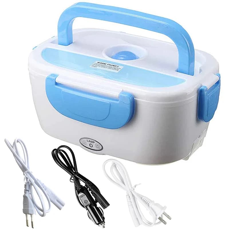 Lunch Box di riscaldamento elettrico in plastica 12V 24V 110V 220V Car Truck Office pasto all'aperto scaldavivande contenitore riscaldatore Bento Box Set