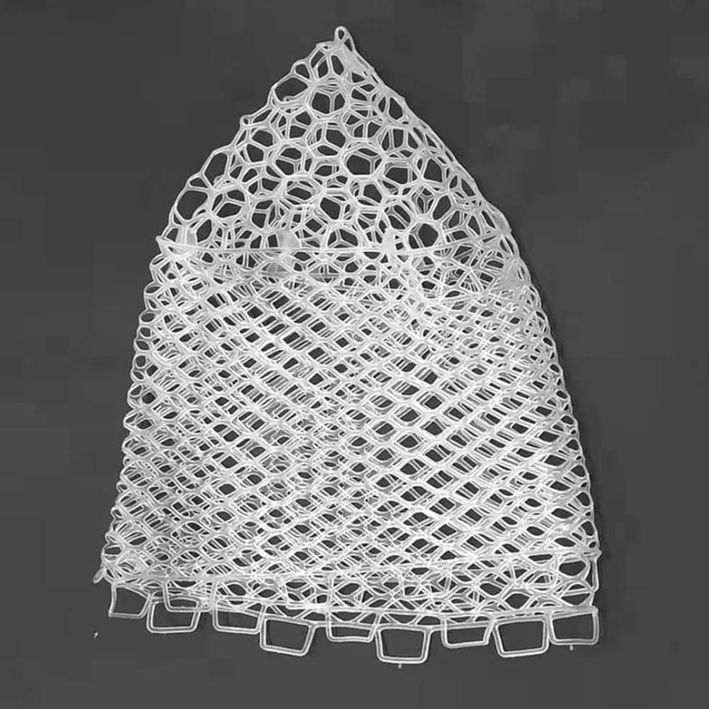 Portable 65cm Depth Fishing Net Rubber Foldable Fly Fishing Landing Net Fishing Landing Net Freshwater Fishing