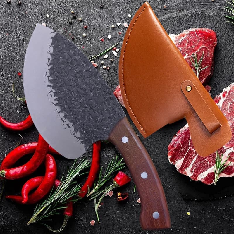 Coltello Professionale per Disossare il Pesce, Utensile da Cucina, Coltello da Macellaio per Pesce, Frutti di Mare e Carne