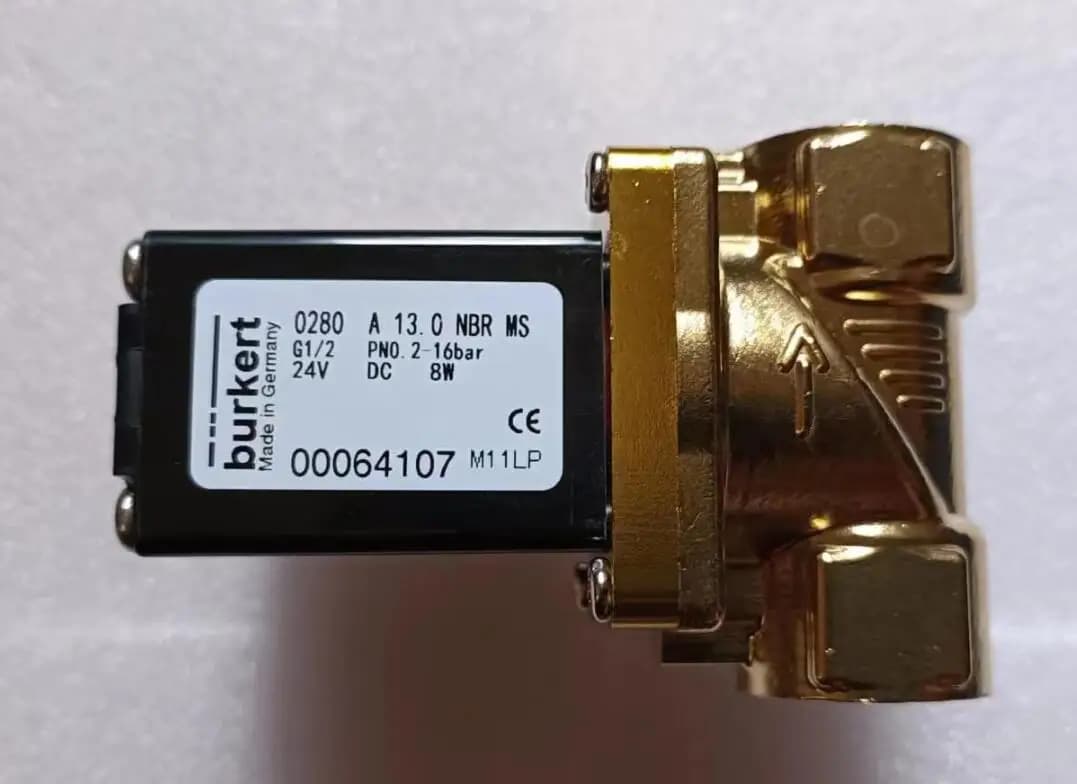 00064107 burkert 0280 A 13.0 NBR MS G1/2 24V solenoid valve