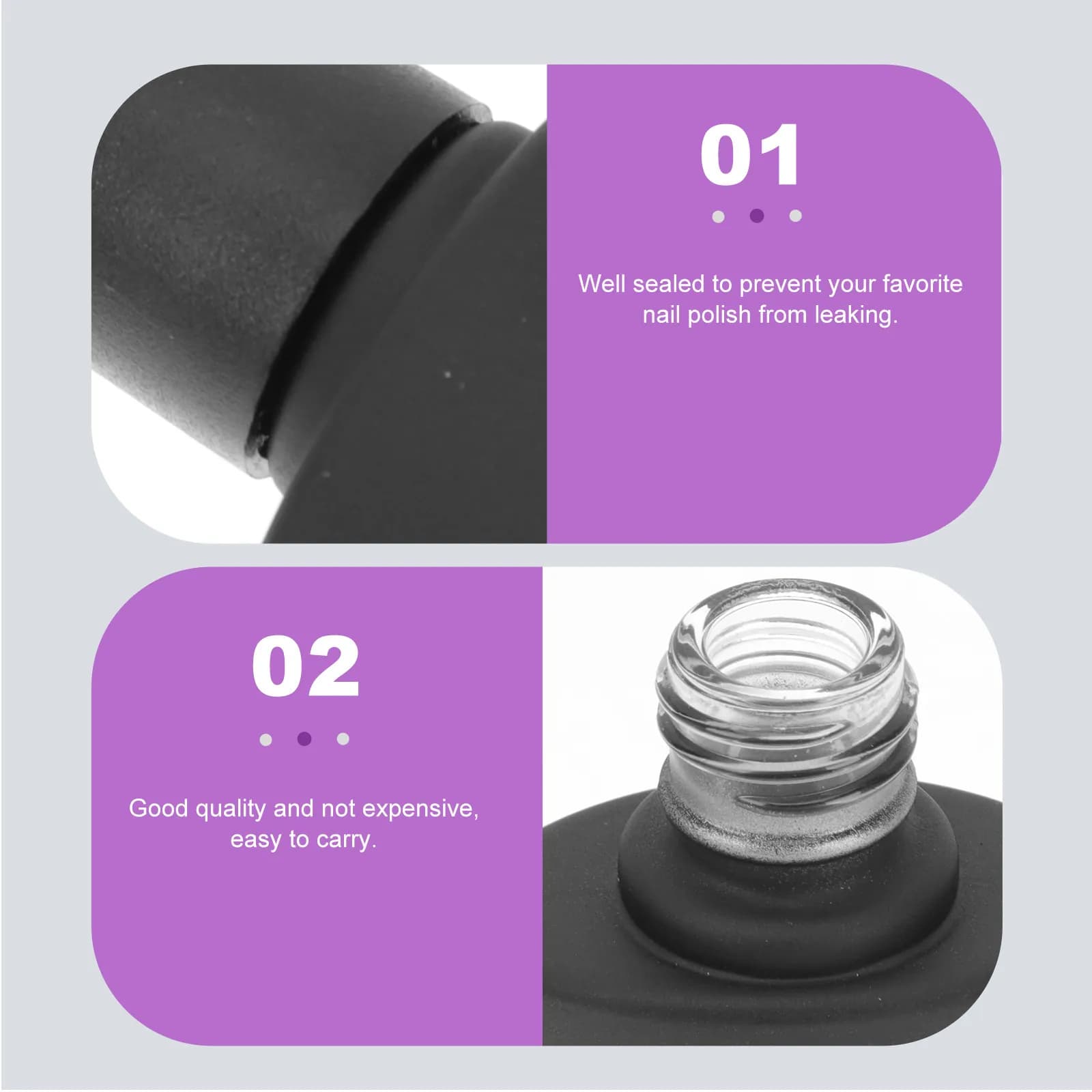 10 Pieces Oblated Form Foil Bottles, Reusable Containers Foil Storage Portals, Fai-da-Te Mixing Tool, Manicure Accessories