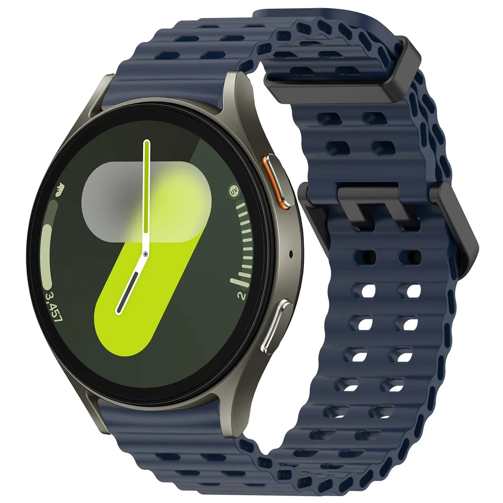 Cinturino Ocean Band per Samsung Galaxy Watch 7 FE 5 6 4 Classic 5 Pro 40 44mm Senza Spazi Vuoti, Bracciale in Silicone per Galaxy Watch6 Watch4