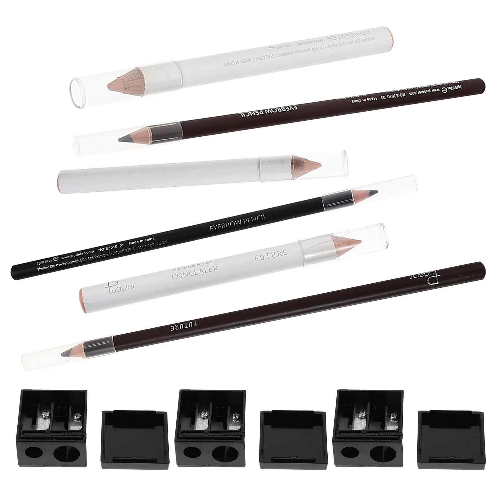 Eyebrow Pencil Concealer Combo Kit Women Makeup Tools Brow Pencil Set Pencils for Shaping Grooming Cover