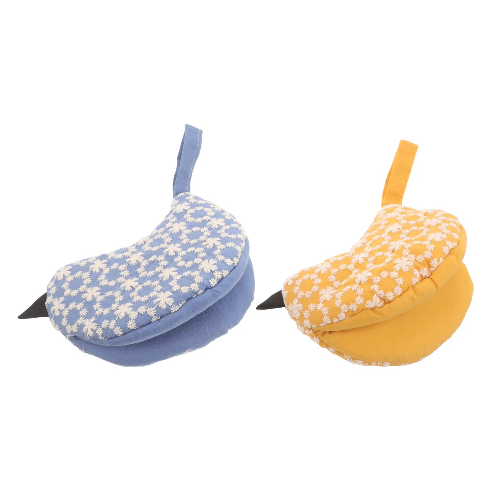 2Pcs Creative Bird Shape Pot Handle Cover Heat Resistant Insulated Kitchen Grip for Cast Iron Skillet Frying Pan Lid Holder Anti