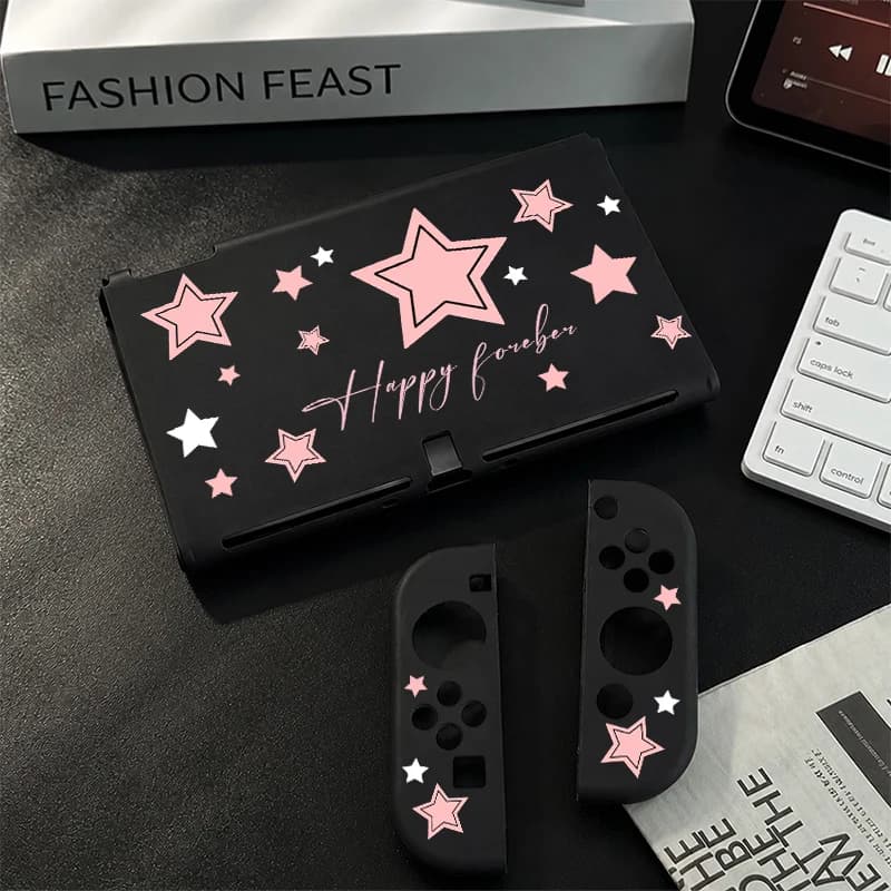 Split-type protective case Sweat Slip-Resistant Controller Case Detachable Joy-Con for Nintendo Switch OLED Dockable Cover