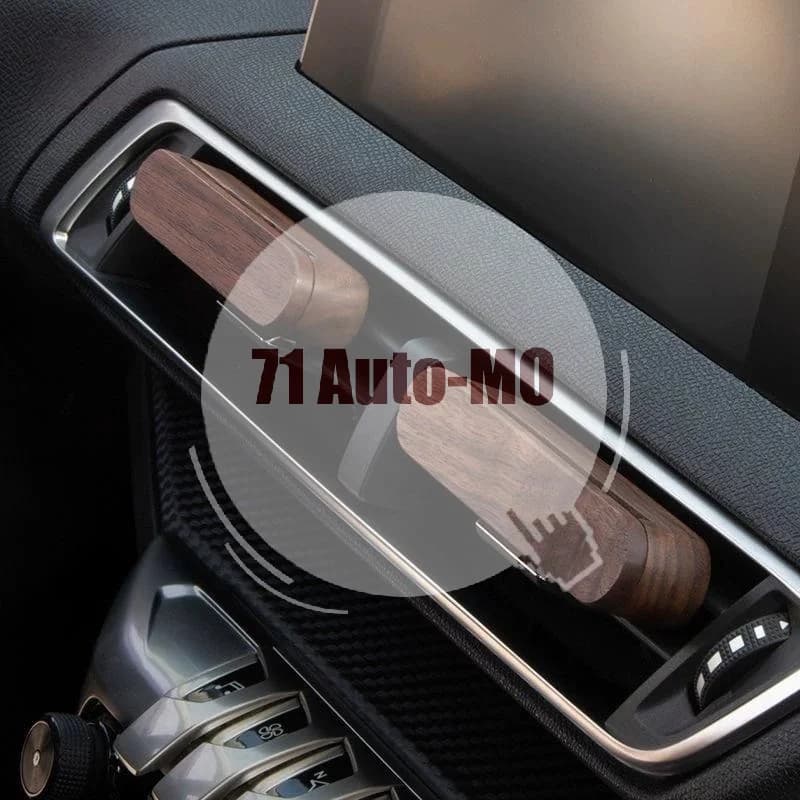 Car Aroma Diffuser Vent Clip 1 Set Wood Essential Oil Aromatherapy Holder Eco-Friendly No Leakage Perfect Gift for Drivers