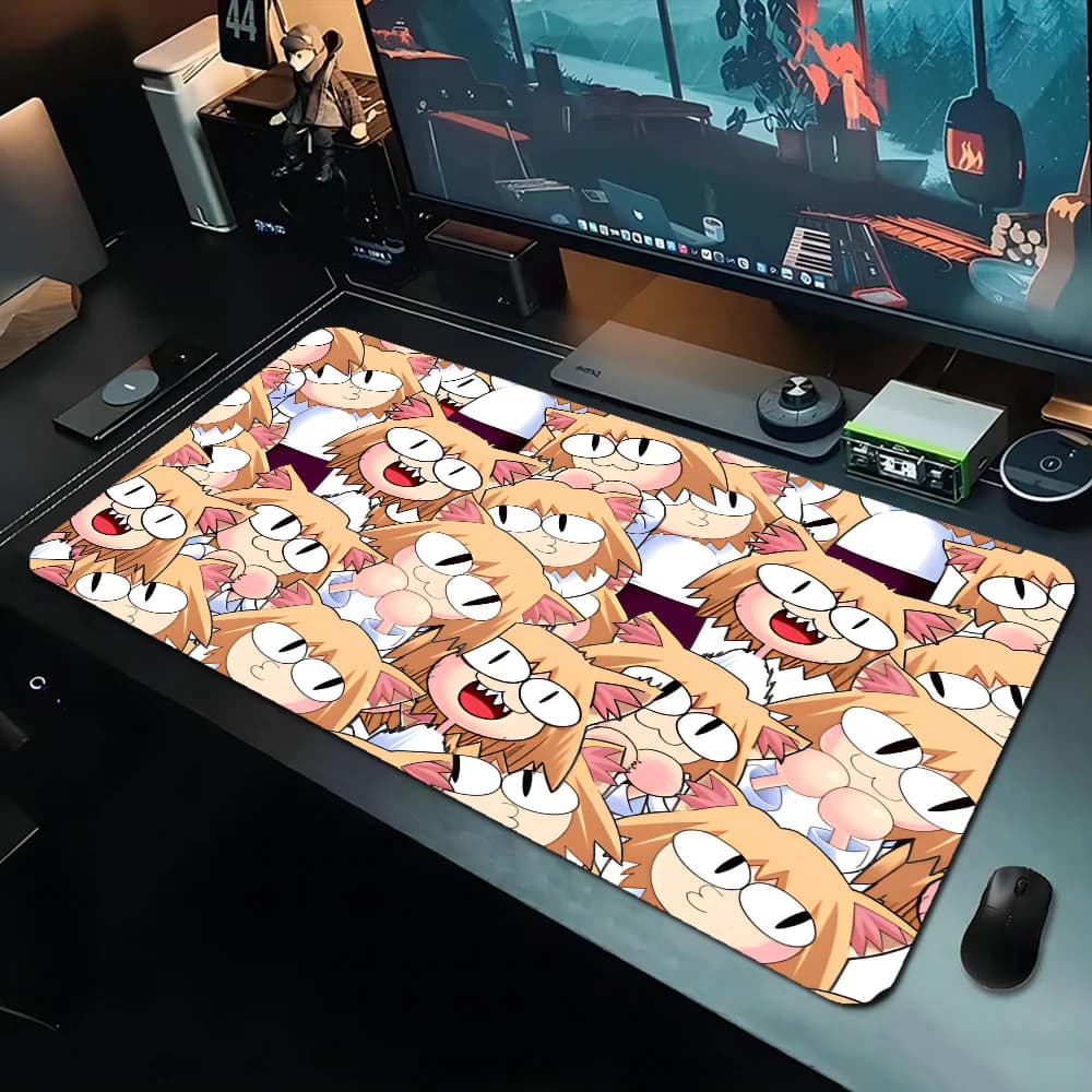 Tappetino per Mouse Anime grande Neco-Arc In stock Mouse da gioco per Laptop dimensioni del tappetino per Mouse per tappetino per tastiera da gioco con blocco del bordo di grandi dimensioni