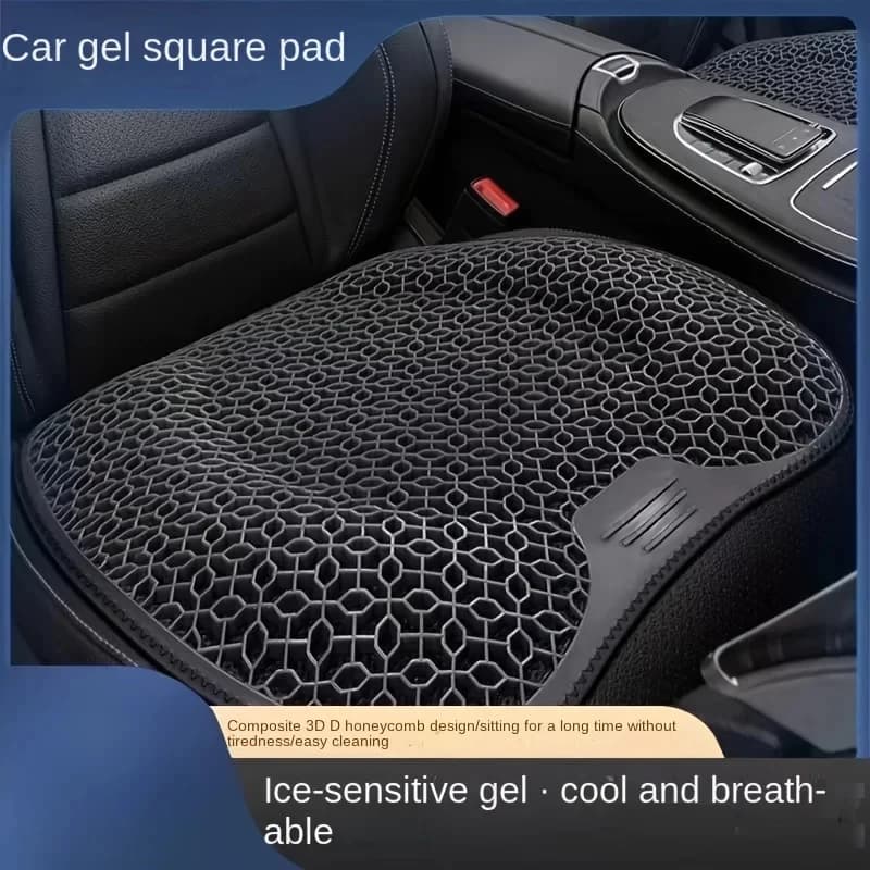 1PC Hot Selling Honeycomb Gel Seat Cushion Breathable Ergonomic Chair Pad for Car Office Home, Washable Lightweight Support