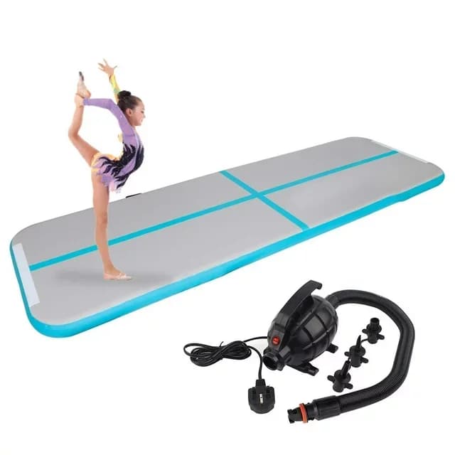 4x2m PVC Gonfiabile Air Track Tumbling Ginnastica AirTrack Zerbino Esterno Yoga Pavimento Air Tracce Acqua Palestra Zerbino Per Gli Sport All'aria Aperta