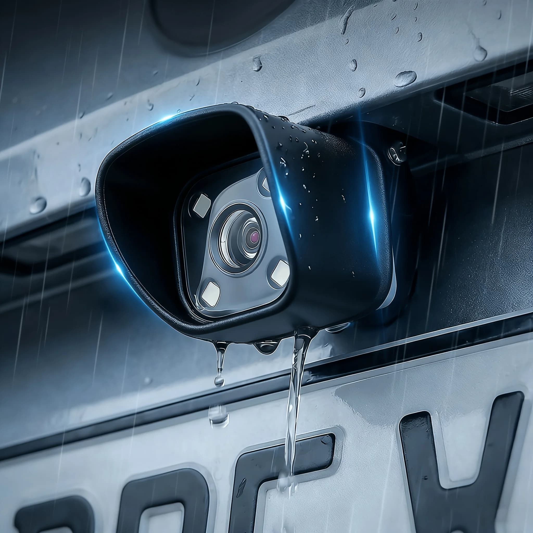 Silicone Dash Cam Rear Camera Protective Cover Multi Protection Sunshade Shield Waterproof Dustproof Rain Snow Resistant