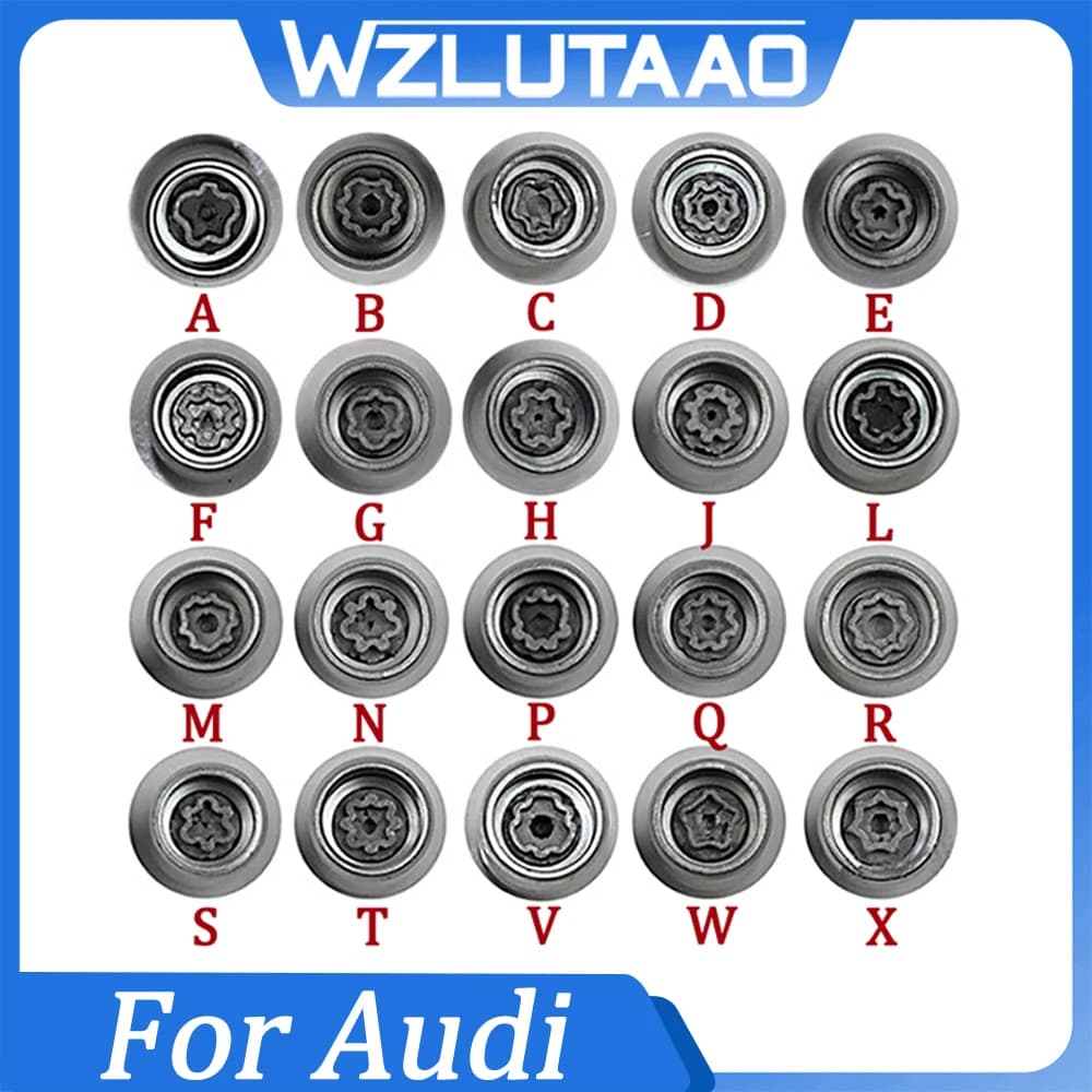 # A - # L Auto Pneumatico Antifurto Vite Strumento di Rimozione Chiave a tubo Strumento di Smontaggio Manicotto Chiave Per Audi A3 A4 A6 Q5 Q7 Q3 Kit di Riparazione