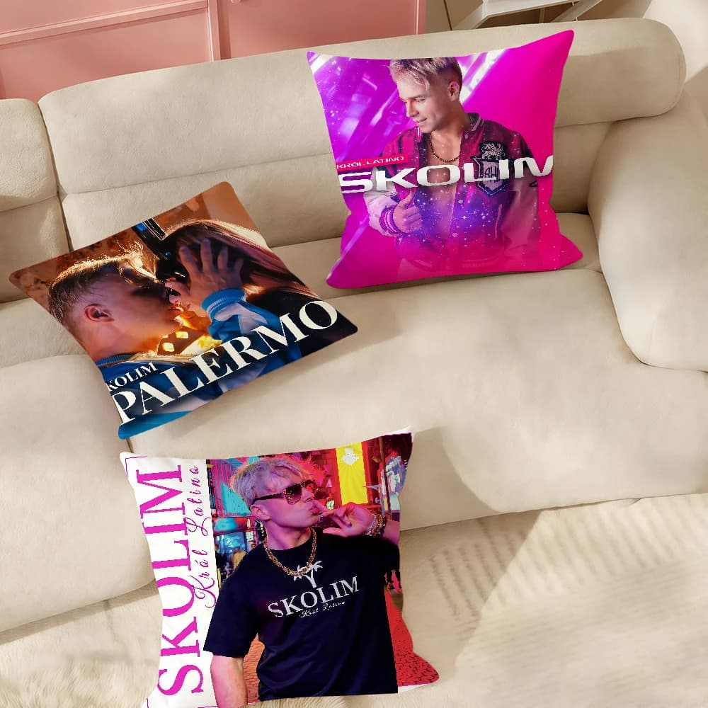 Singer S-Skolim Daj Mi Jedno Słowo Pillow Case Suitable For Bedrooms Living Rooms Cars Home Decoration