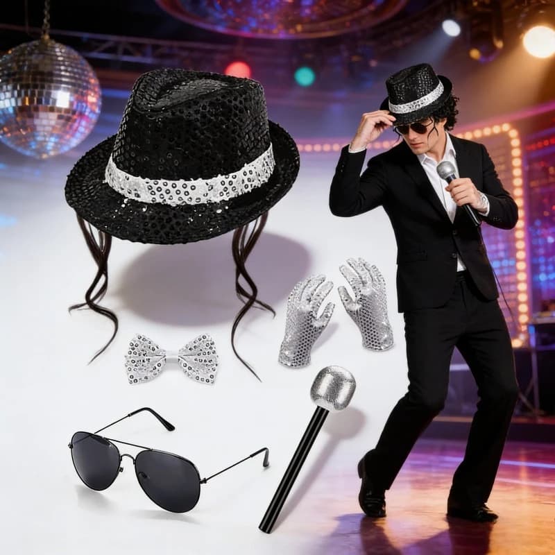 Set da Agente Segreto per Bambini: Occhiali Neri, Tappi per Orecchie, Distintivo - Accessori per Travestimenti e Giochi di Ruolo per Feste e Matrimoni