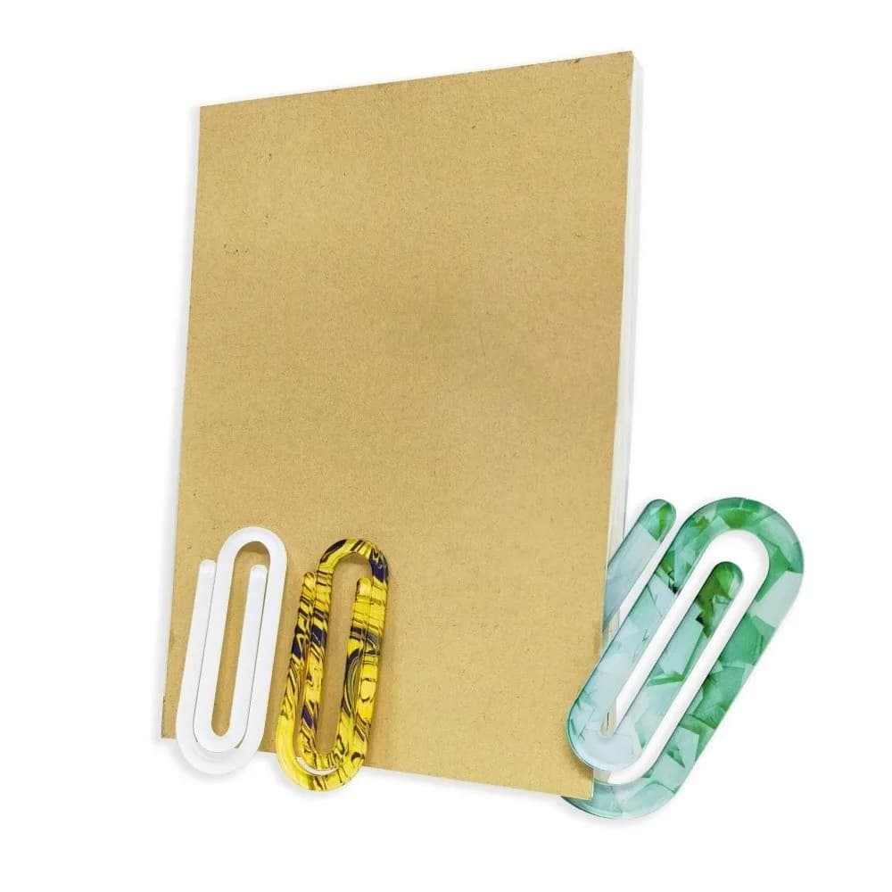 Set di 9 Fermacarte in Acrilico per Sublimazione, Creativi a Forma di Cuore, per Trasferimento a Caldo, Segnalibri di Grandi Dimensioni, Design Unico Fai-da-Te