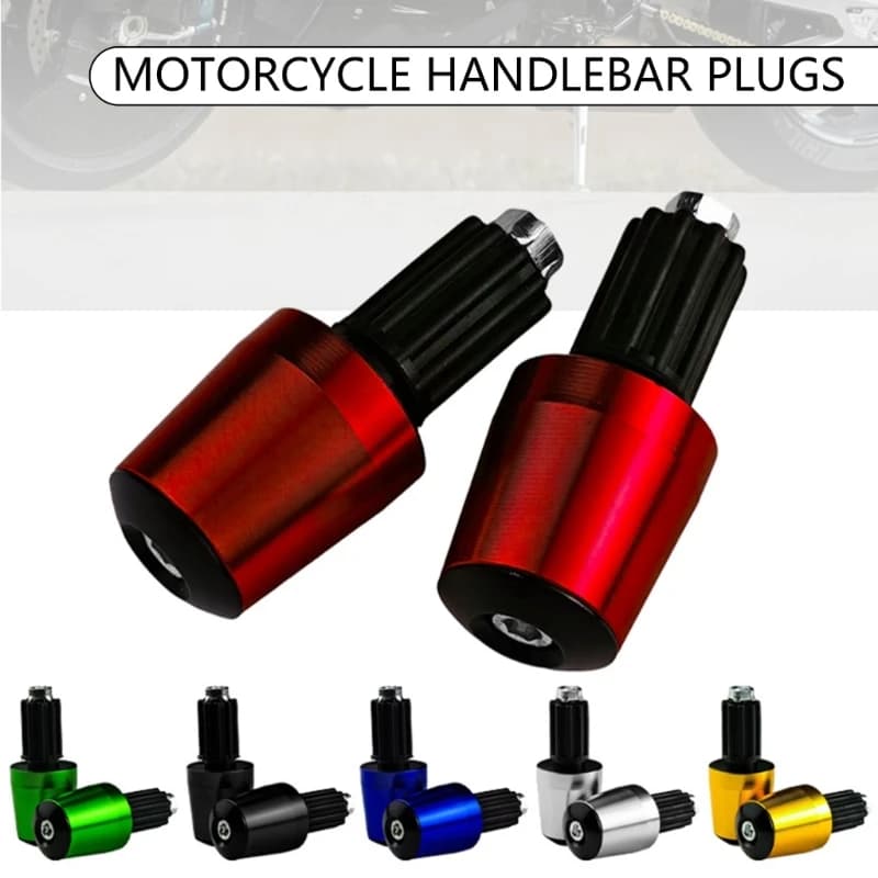 Tappi terminali universali per manubrio moto Tappi in lega di alluminio Coperture protettive impermeabili antipolvere per moto Installazione semplice