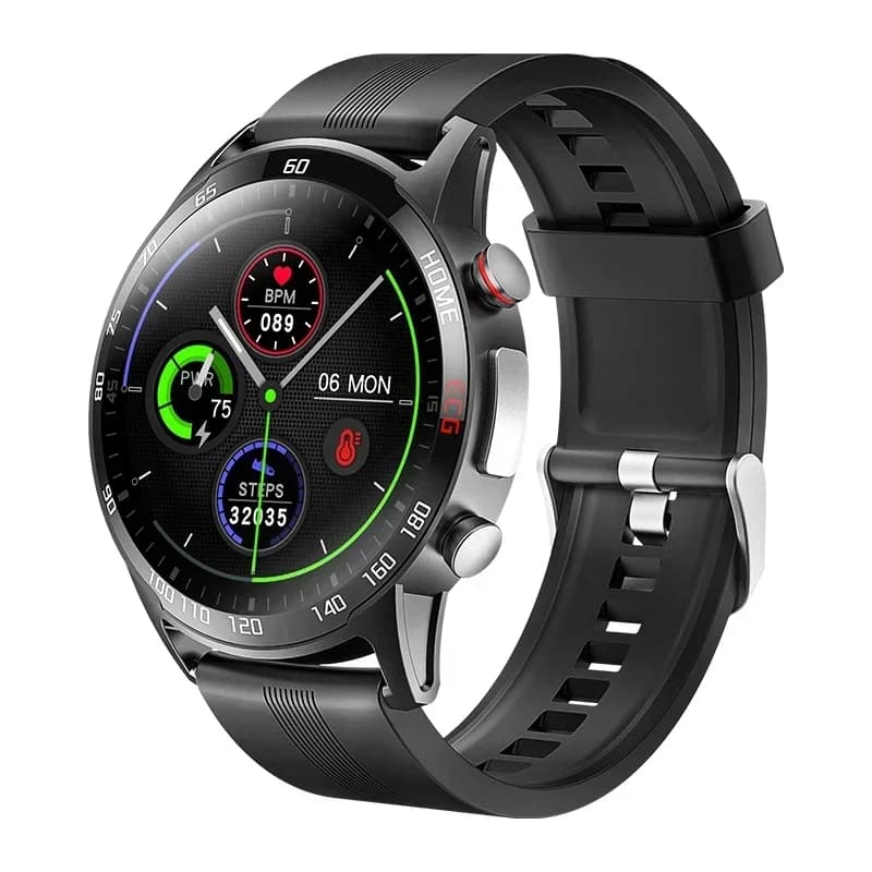 Smartwatch F600 per Terapia e Trattamento di Iperglicemia, Ipertensione, Iperlipidemia, con Termometro, Impermeabile, per Fitness