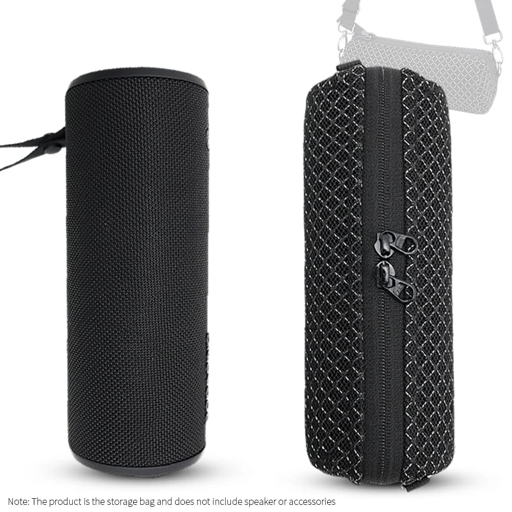 BOGASING SOUND Space M200 Bluetooth Speaker Bag, Permeable Transparent Case for Travel Audio Transport