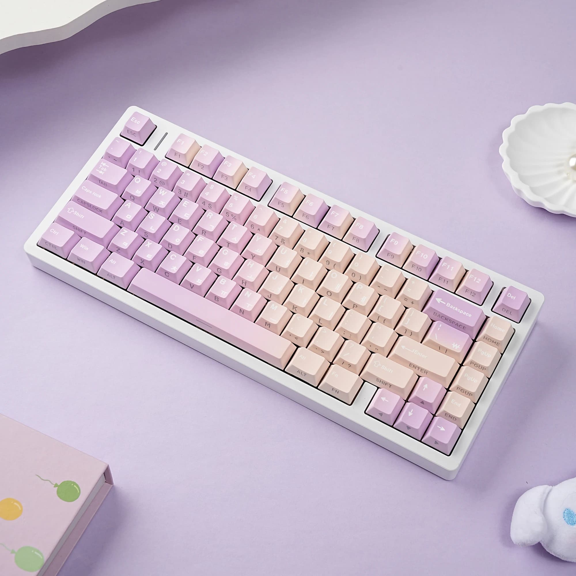 PBT Cherry PBT Cherry German Korean German French Russian 131 keys for MX Switch