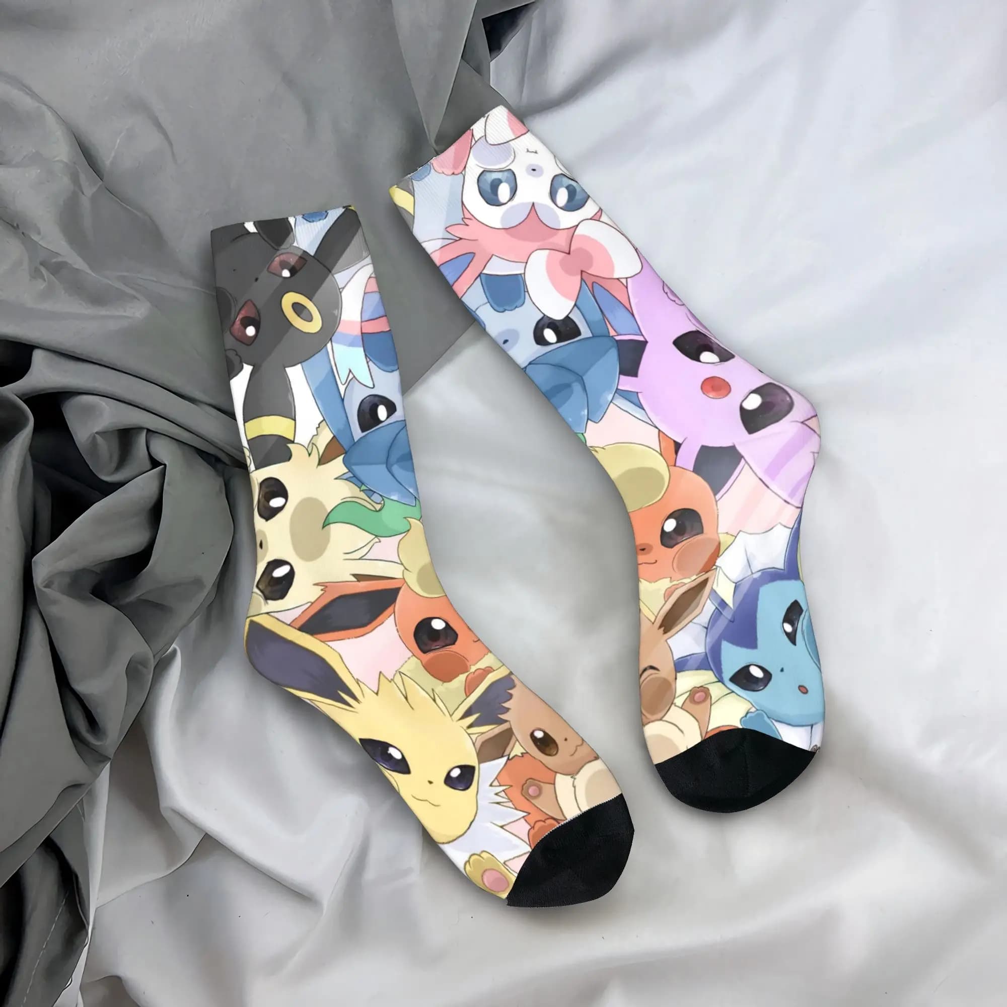 Pokemoned pikachus Calzini Accessori per uomo Donna Stampa Calzini Calza comoda