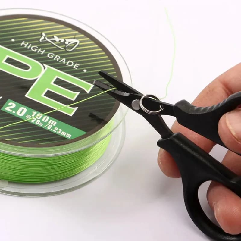 Fishing Scissors Multi functional Big Horse PE Stainless Steel Fishing Line Small Scissors Sawtooth Scissors Outdoor Fishing