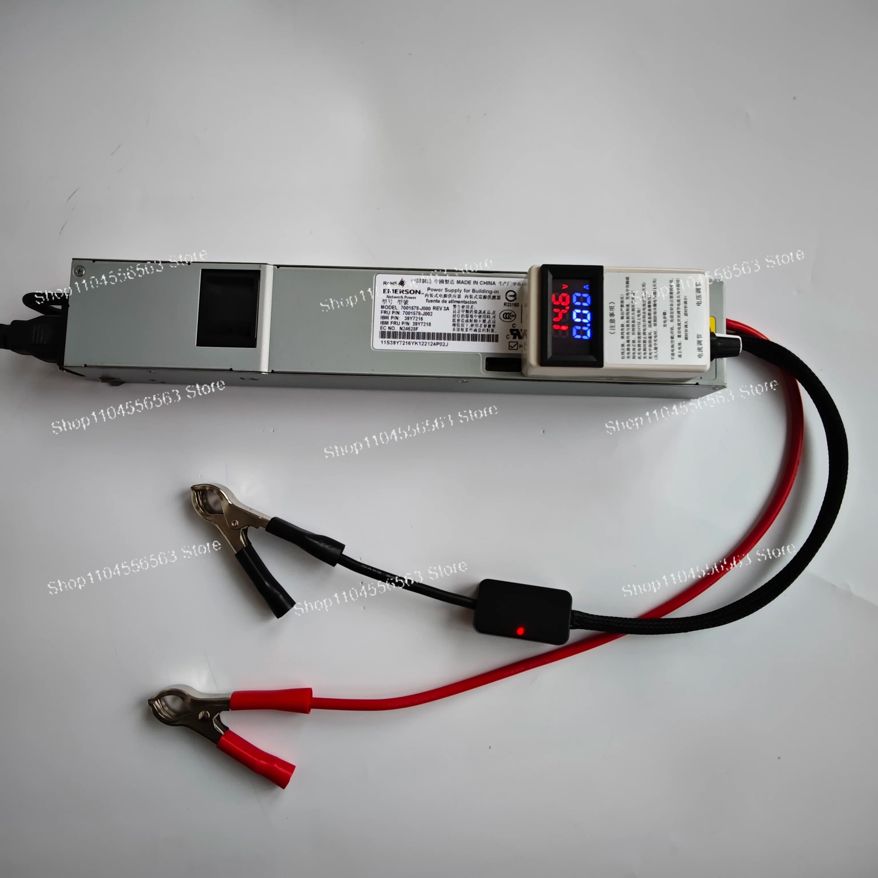 Lithium Iron Phosphate Charger, 12.6V-14.6V 50A Adjustable Voltage Current with Digital Display