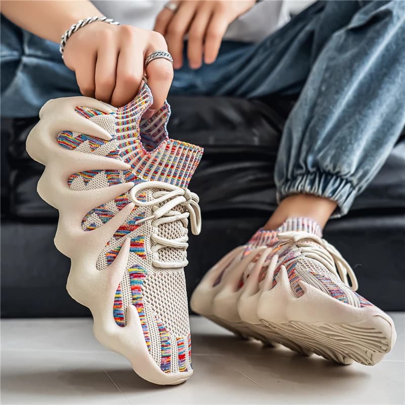 Extra Wide Fit Unisex Mesh Sport Sneakers Spacious Inner Toe Box Pressure Relief Insole All Day Standing Long Distance Outdoor