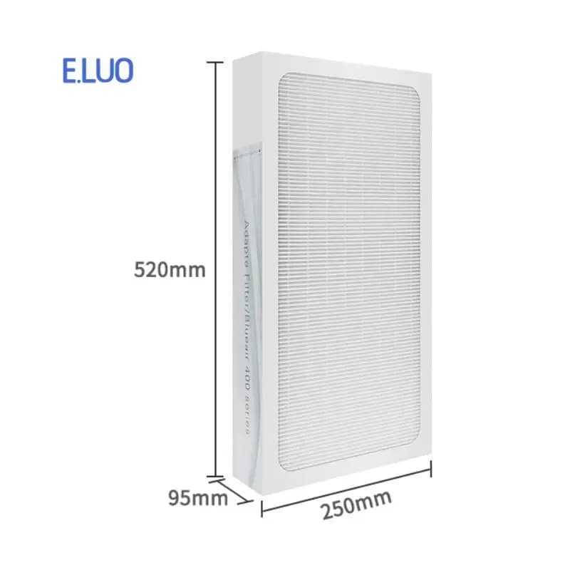 Sostituzione per filtro purificatore d'aria per Blueair 401/402/403/450E/410B/4810i Filtro Hepa 520*250*95mm Tipo di particelle