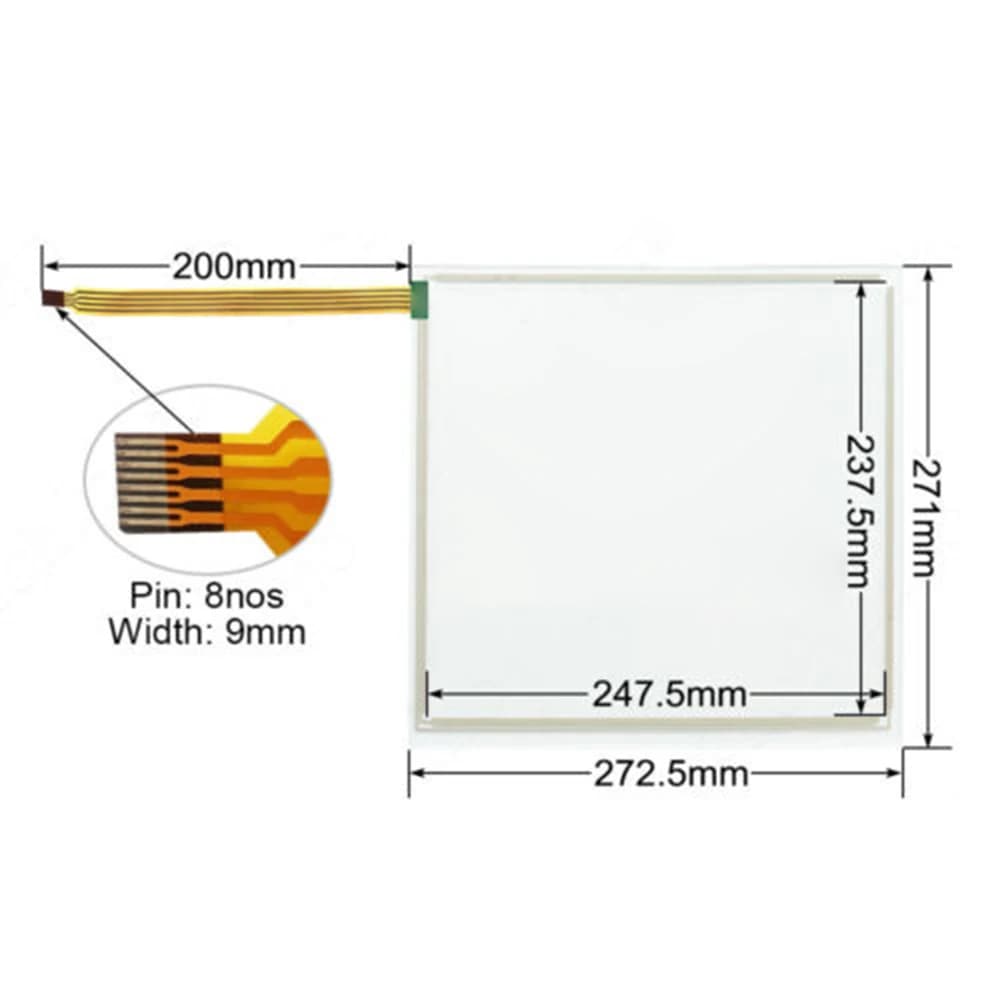 1 pz nuovo per AMT98917 91-98917-000 pannello touch schermo di protezione in vetro