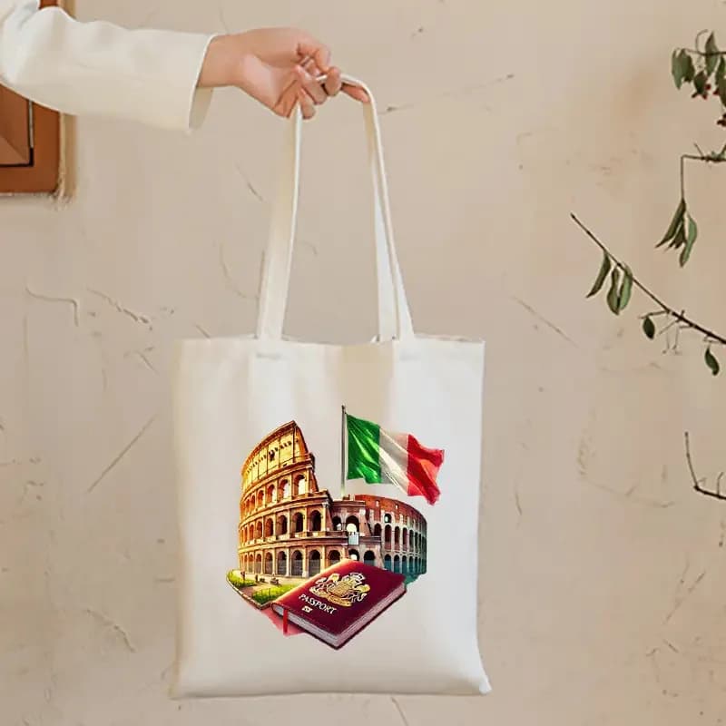 Women's Handbag Pattern Shoulder Bag Shopping Tote Bag Shoulder Bag Folding Bag Shoulder Bag Party Festival Gift