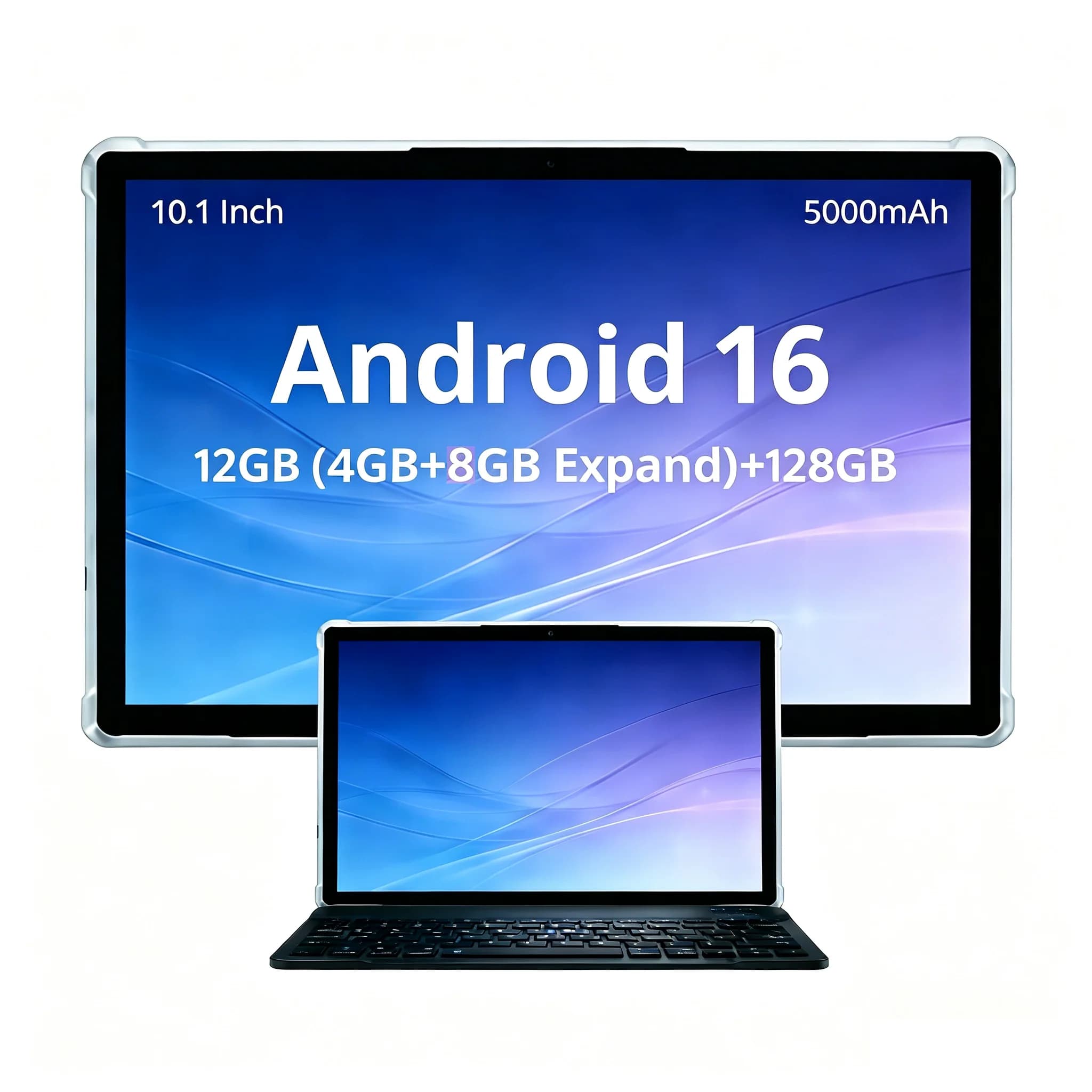 Paitanry Tablet Android 15 da 10.1 Pollici, Octa Core, 8GB RAM, 64GB ROM, 5000mAh, WiFi, Bluetooth, GMS, Google Play, Tablet ad Alte Prestazioni