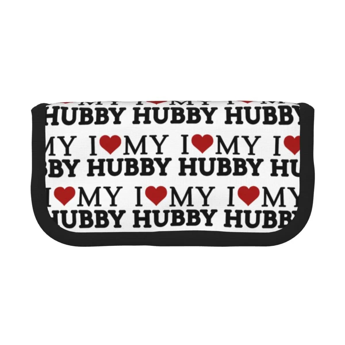 I LOVE MY HUBBY Astucci per matite per studenti, astuccio per penne, astuccio per matite di grande capacità, porta penne