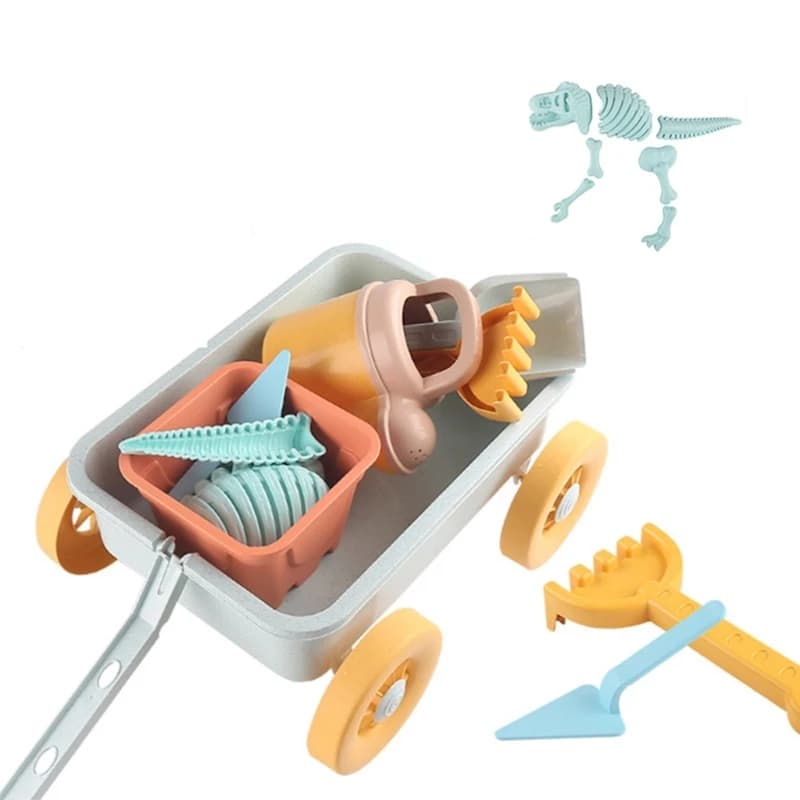 Todder Beach Toy gadget di sabbia per bambini pala di sabbia secchio annaffiatoio veicolo carrello colorato regali di compleanno per bambini