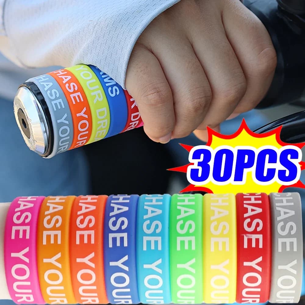 Moto Manubrio Antiscivolo O-Ring FAI DA TE Colorato Maniglia In Silicone Grip Copertura Canna Da Pesca Maniglia Anti-skid Decor Band 30mm